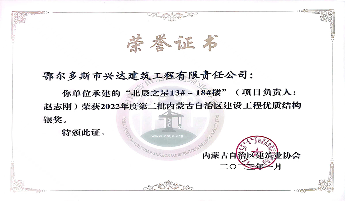 2e99a941bc791da5691bc29b699d28b9 北辰之星优质结构银奖